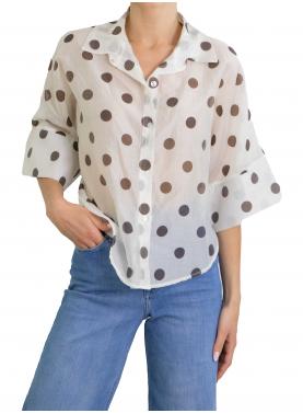 Camicia con pois 